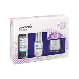 PANTHENOL EXTRA Set Skin Power Active Night Complex 50ml & Micellar True Cleanser 100ml & Face, Eye Serum 30ml