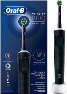 ORAL-B Vitality Pro Protect X Clean Black 1 Τεμάχιο