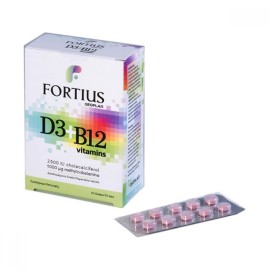 GEOPLAN Fortius D3 2500IU + B12 1000µg 30 Διασπειρόμενα Δισκία