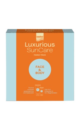 INTERMED Luxurious Suncare Family Pack Face Cream SPF50 75ml & Sun Protection Body Cream SPF50 200ml