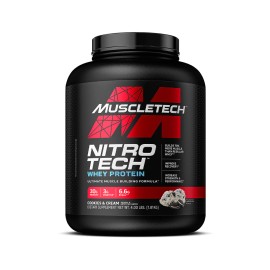 MUSCLETECH Nitrotech Whey Protein 1.8kg - Cookies & Cream