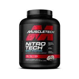 MUSCLETECH Nitrotech Whey Protein 1.8kg - Cookies & Cream