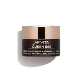 APIVITA Queen Bee Absolute Anti-Aging & Reviving Eye Cream Κρέμα Ματιών Απόλυτης Αντιγήρανσης & Αναζωογόνησης 15ml