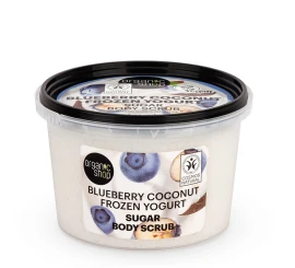 ORGANIC SHOP Blueberry Coconut Frozen Yogurt Sugar Body Scrub 250ml
