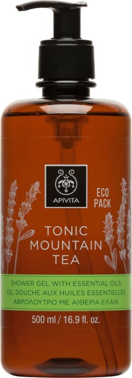 APIVITA Shower Gel Tonic Mountain Tea 500ml