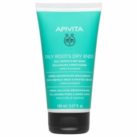 APIVITA Hair Κρέμα Εξισορρόπησης Για Λιπαρές Ρίζες + Ξηρές Άκρες Τσουκνίδα + Πρόπολη 150ml