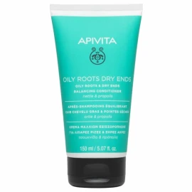 APIVITA Hair Κρέμα Εξισορρόπησης Για Λιπαρές Ρίζες + Ξηρές Άκρες Τσουκνίδα + Πρόπολη 150ml