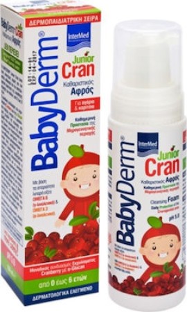 INTERMED Babyderm Junior Cran Cleansing Foam 150ml