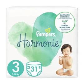 PAMPERS Harmonie No. 3 για 6-10kg 31τμχ