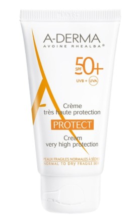 A-DERMA Protect Crème Visage SPF 50+ 40ml