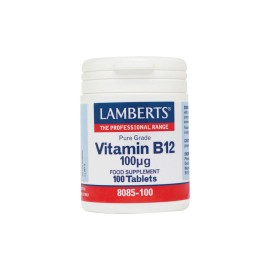 LAMBERTS Vitamin B12 100mg 100 Ταμπλέτες