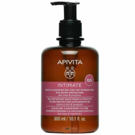 APIVITA Intimate Plus Απαλό Gel Καθαρισμού Ευαίσθητης Περιοχής Με Πρόπολη + Tea Tree 300ml
