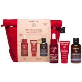 APIVITA Promo Beevine Elixir with Serum 30ml + Wrinkle + Firmness Lift Cream Light Texture 15ml + Cleansing Foam 75ml