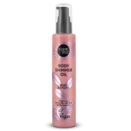 ORGANIC SHOP Body Shimmer Oil Rose & Lychee 100ml