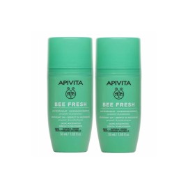 APIVITA Promo Bee Fresh Αποσμητικό Roll On 24H Δράσης 2x50ml