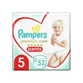PAMPERS Premium Pants No5 12-17kg 52 Τεμάχια