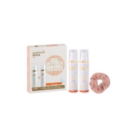 PANTHENOL EXTRA Promo Set Sunscreen Your Skin Color Gel Cream SPF50 2x50ml & Scrunchie 1 Τεμάχιο
