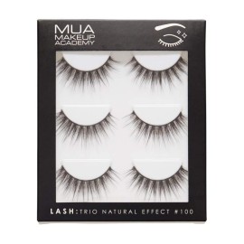 MUA Lash Trio Natural Effect #100 3 Set