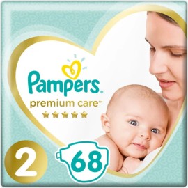 PAMPERS Premium Care No2 4-8kg 68 Τεμάχια