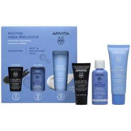 APIVITA Promo Αqua Beelicious Ενυδάτωση + Θρέψη με Αqua Beelicious Comfort Hydrating Cream Ενυδατική Κρέμα Πλούσιας Υφής 40ml + Δώρο Αqua Beelicious Ενυδατικό Τόνερ 50ml + Black Dettox Gel Καθαρισμού 15ml