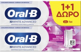 ORAL-B 3D White Luxe Glam Oral B 2x75ml