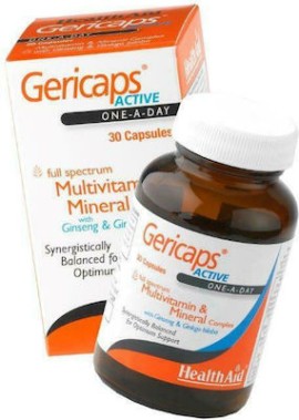 HEALTH AID Gericaps Active 30 Κάψουλες