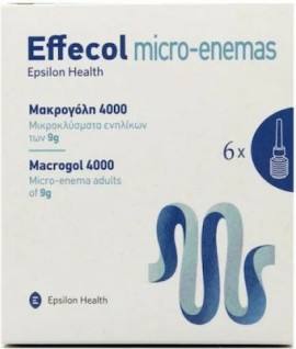 EPSILON HEALTH Effecol Micro-Enemas Macrogol 4000 6x9g