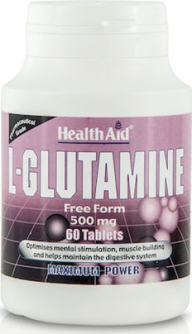 HEALTH AID L-Glutamine 60 Ταμπλέτες
