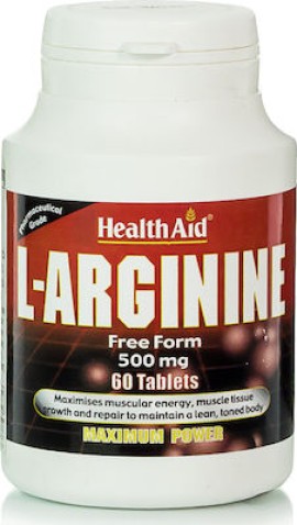HEALTH AID L-Arginine 60 Ταμπλέτες