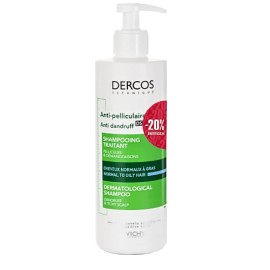 VICHY Dercos Anti Dandruff DS Normal to Oily Hair 390ml Ειδική Τιμή