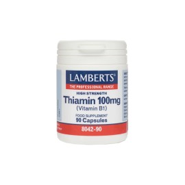 LAMBERTS Vitamin B1 Thiamin 100mg 90 Κάψουλες