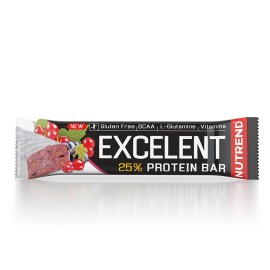 Excelent Protein Bar 85g (Nutrend) - black currant with cranberries