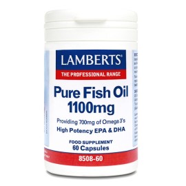 LAMBERTS Pure Fish Oil 1100mg 60 Κάψουλες