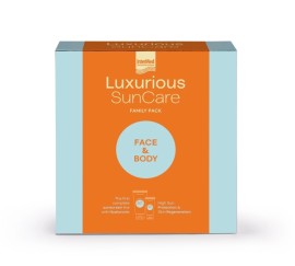 INTERMED Luxurious Suncare Family Pack Face Cream SPF50 75ml & Sun Protection Body Cream SPF30 200ml
