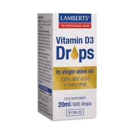 LAMBERTS Vitamin D3 Drops 20ml