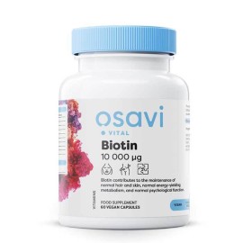 OSAVI Biotin 10.000mg 60 Φυτικές Κάψουλες