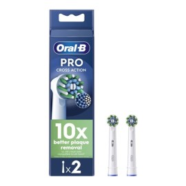 ORAL B Pro Cross Action Ανταλλακτικές Κεφαλές 2 Τεμάχια