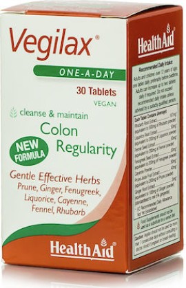 HEALTH AID Vegilax 30 Ταμπλέτες