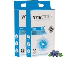 VITASTRIPS Focus 1+1 2×30 Τεμάχια