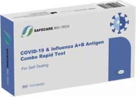 SAFECARE BIO-TECH Covid-19 & Influenza A+B Antigen Combo Rapid Test 1 Τεμάχιο