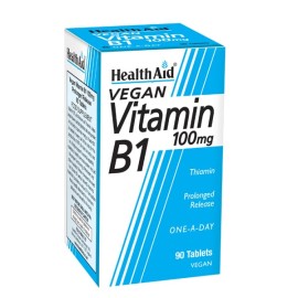 HEALTH AID Vitamin B1 100mg 90 Ταμπλέτες