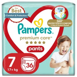 PAMPERS Premium Pants No7 17+kg 36 Tεμάχια