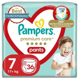 PAMPERS Premium Pants No7 17+kg 36 Tεμάχια