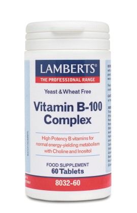 LAMBERTS Vitamin B 100 Complex 60 Ταμπλέτες