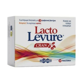 UNIPHARMA Lacto Levure Cran 20 Φακελίσκοι