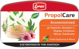 LANES PropolCare Καραμέλες Ευκάλυπτος & Μέντα 54gr