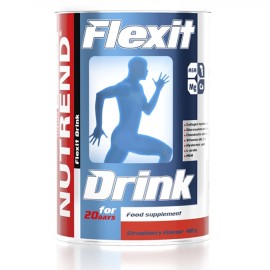 Flexit Drink 400g (Nutrend) - strawberry