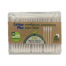 COTTONPLUS Οικολογικές Μπατονέτες 200 Τεμάχια