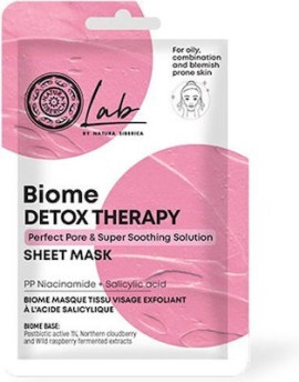 NATURA SIBERICA Lab Biome Detox Therapy Sheet Mask 1 Τεμάχιο