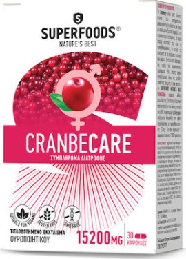 SUPERFOODS CranbeCare 30 Κάψουλες